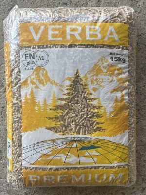 12x pallets Witte Houtpellets 975kg