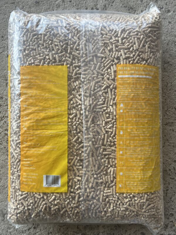 12x pallets Witte Houtpellets 975kg Eco - Afbeelding 3