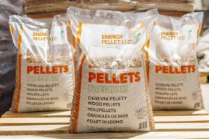 975KG Premium Witte Houtpellets EN PLus A1 Pelletkorrels